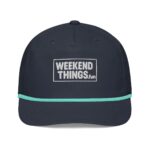 WEEKEND THINGS SNAPBACK ROPE HAT 001