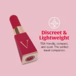Lipstick Silicone Sex Toys for Clit Vibration and Discreet Travel Vibrator - Image 4