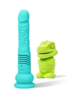 Goo Green Bundle, Thrusting Sex Toy Teddy XL and Dinosaur Clitoral Stimulator