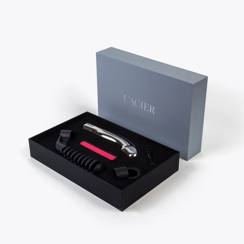 Capo, Metal Sex Toys Dildo with Bullet Vibrator by L'acier - Image 9