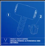 Thor's Mighty Hammer Fantasy Vibrator and Cosplay Dildo Sex Toys for Women - Image 8