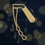 Slide, Metal Vibrating Wand for Anal Stimulation with Remote by L'acier - Image 8